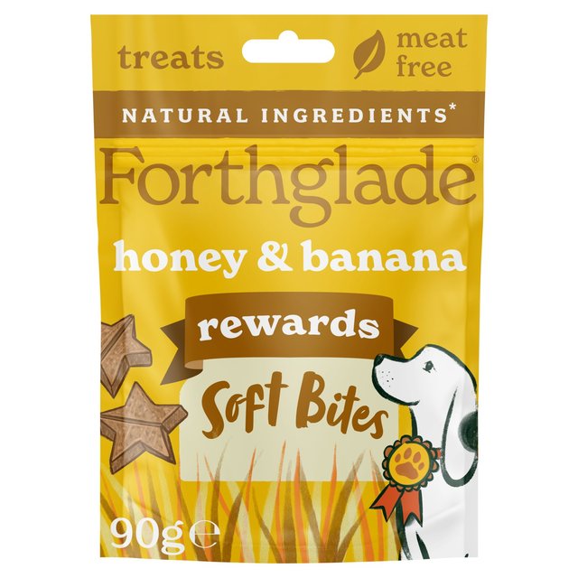 Forthglade Plant Based Honey & Banana Dog Treats 90g 