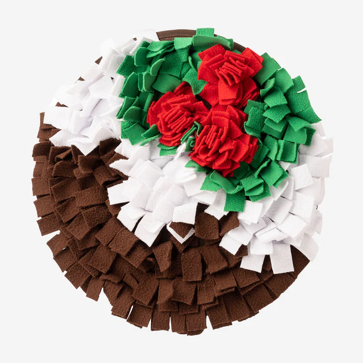 House of Paws Christmas Pudding Snuffle Mat Christmas Toy 