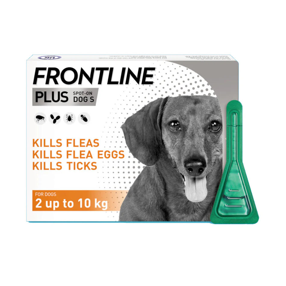 FRONTLINE PLUS® Spot-On Flea and Tick Treatment for Small Dogs (2kg-10kg)