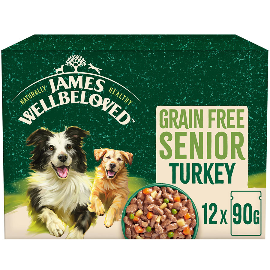 Senior Turkey in Gravy Grain Free Wet Dog Food Pouch
