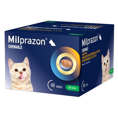 Milprazon Chewables 4/10mg For Small Cats and Kittens 1kg-2kg