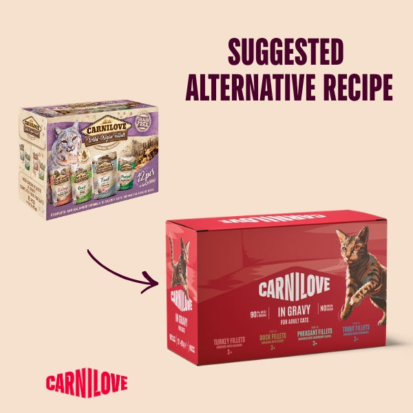 Carnilove Gravy Multipack Cat Pouches 12x85g