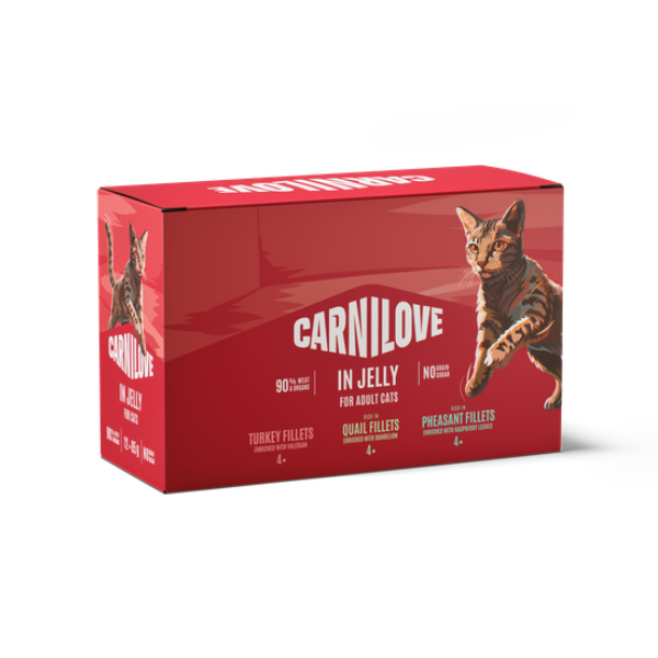 Carnilove Jelly Multipack Cat Pouches 12x85g