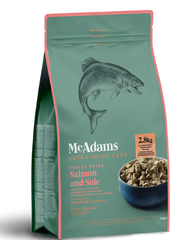 McAdams Freeze Dried Salmon & Sole Cat Food