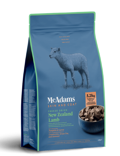 McAdams Freeze Dried New Zealand Lamb Dog Food