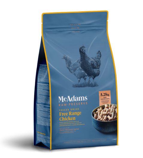 Mcadams Raw Preserve Free Range Chicken Freeze Dried Dog Food