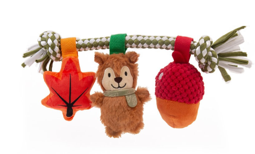 Great & Small Autumn Animals Squirrel Rope