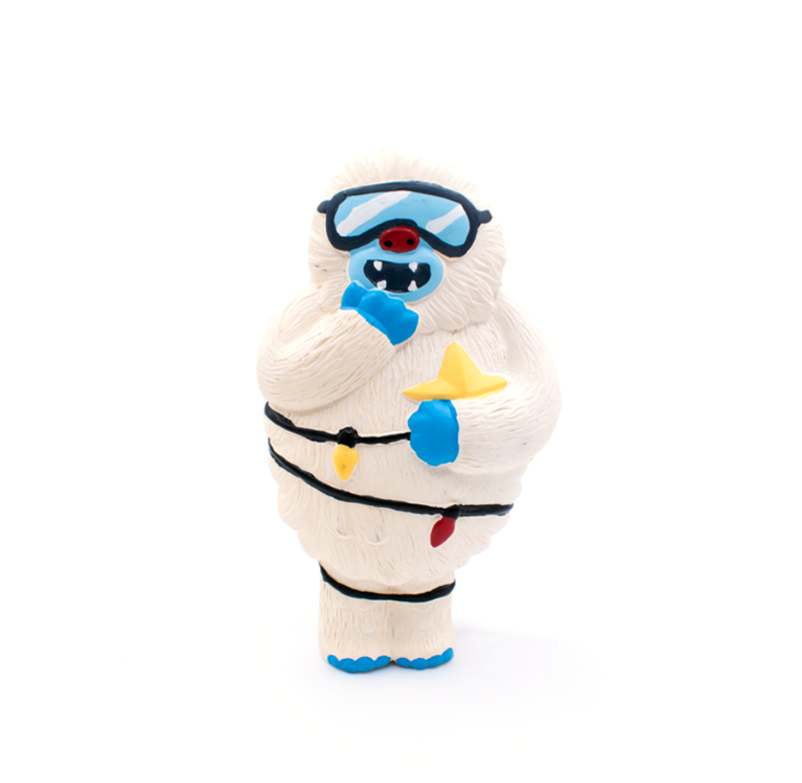 Great & Small Christmas Latex Lost Yeti Wrapped in Lights