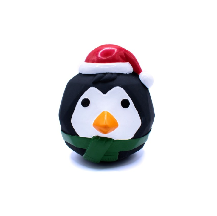 Great & Small Christmas Latex Geometric Penguin Ball