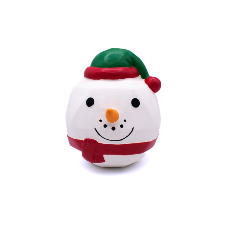 Great & Small Christmas Latex Geometric Snowman Ball