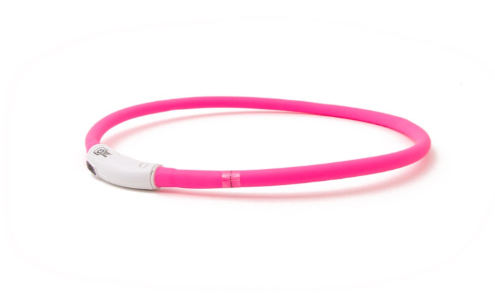 Great & Small Glow LED Rechargeable Collar Pink