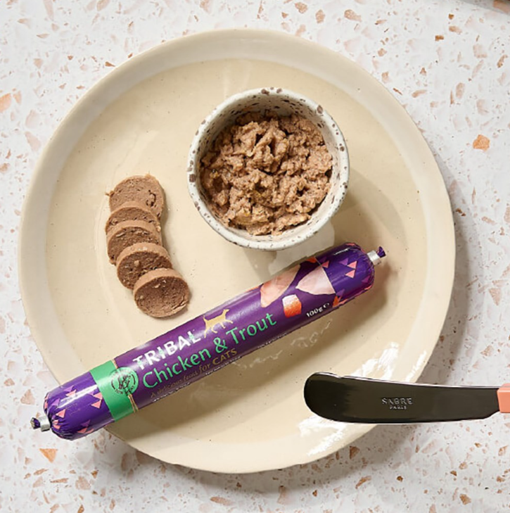 Tribal Cat Sausage - Chicken & Trout 100g