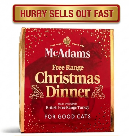 McAdams Free Range Turkey Christmas Dinner For Cats
