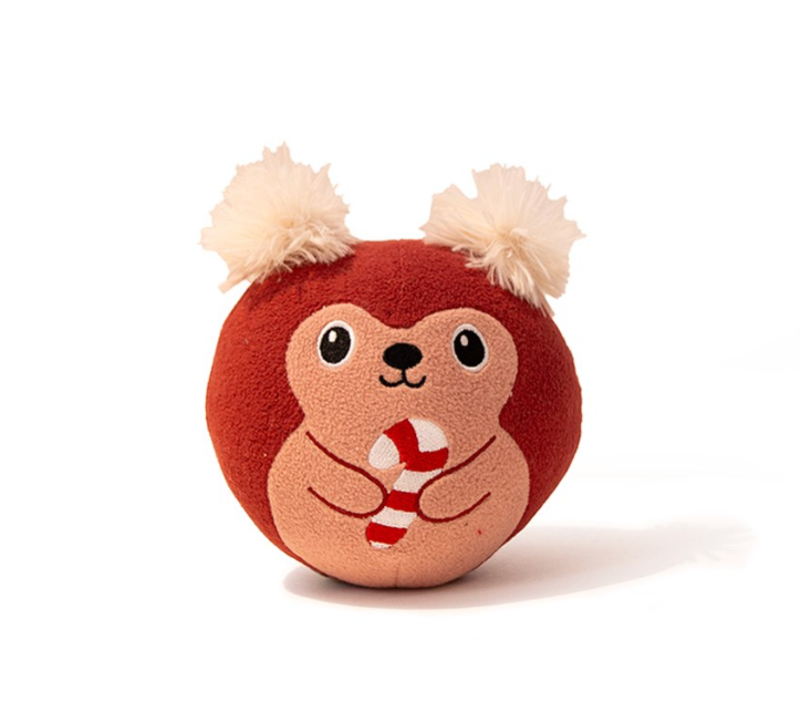 Great & Small Classic Christmas Red Squirrel Ball