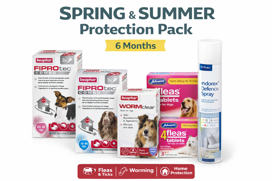 Spring & Summer Protection Pack (6 Months) For Dogs