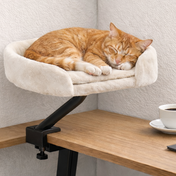 The Cloud Turn Cat Perch Desk Bed For Cats