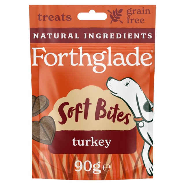 Forthglade Turkey Soft Bite Dog Treats 90g 