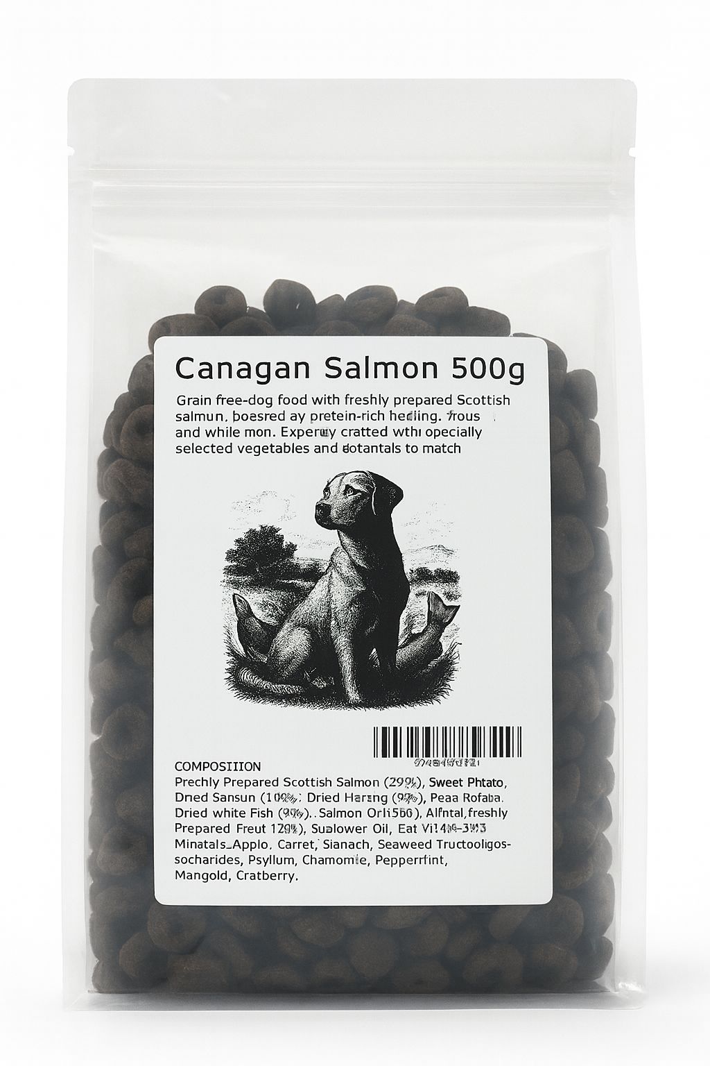 Canagan Scottish Salmon Grain Free Dog Food 500G