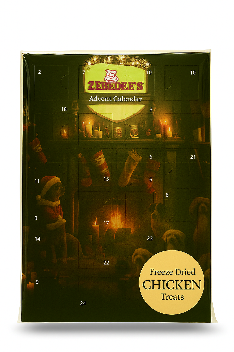 Zebedee's Advent Calendar for Dogs - Freeze Dried Chicken