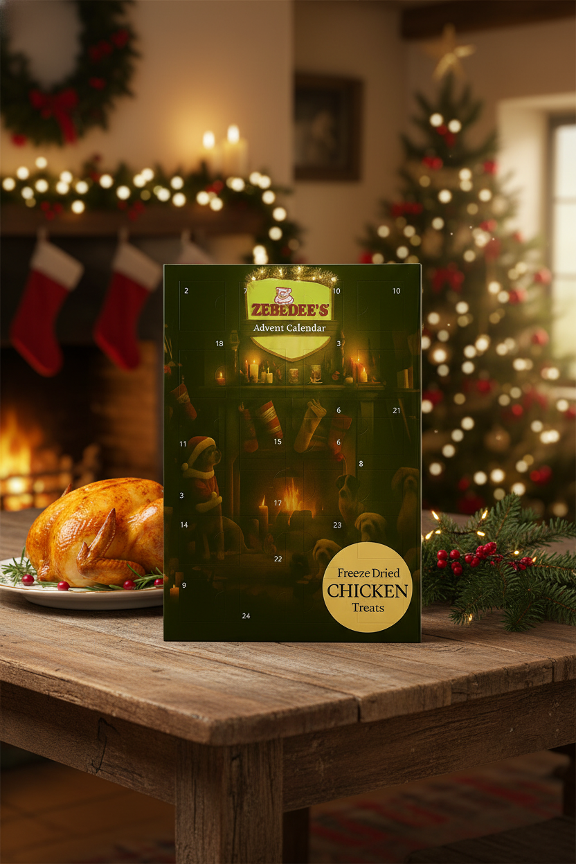 Zebedee's Advent Calendar for Dogs - Freeze Dried Chicken
