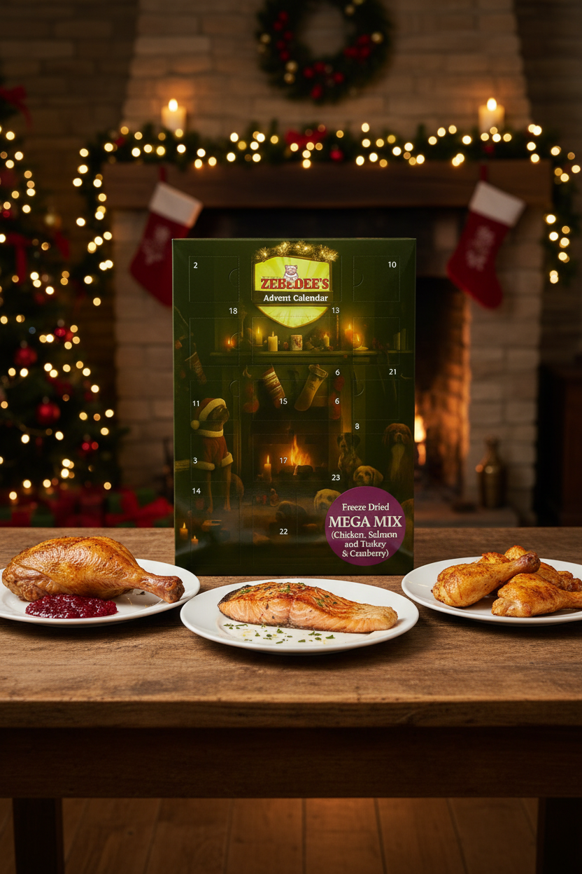 Zebedee's Advent Calendar for Dogs - Freeze Dried Mega Mix