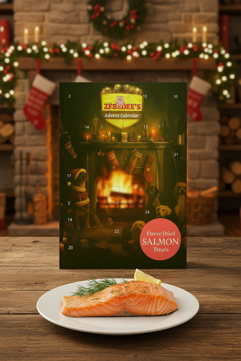 Zebedee's Advent Calendar for Dogs - Freeze Dried Salmon