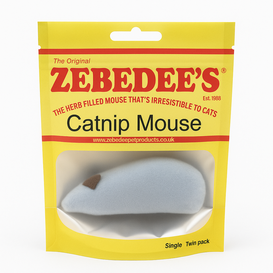 The Original Zebedee Catnip Mouse