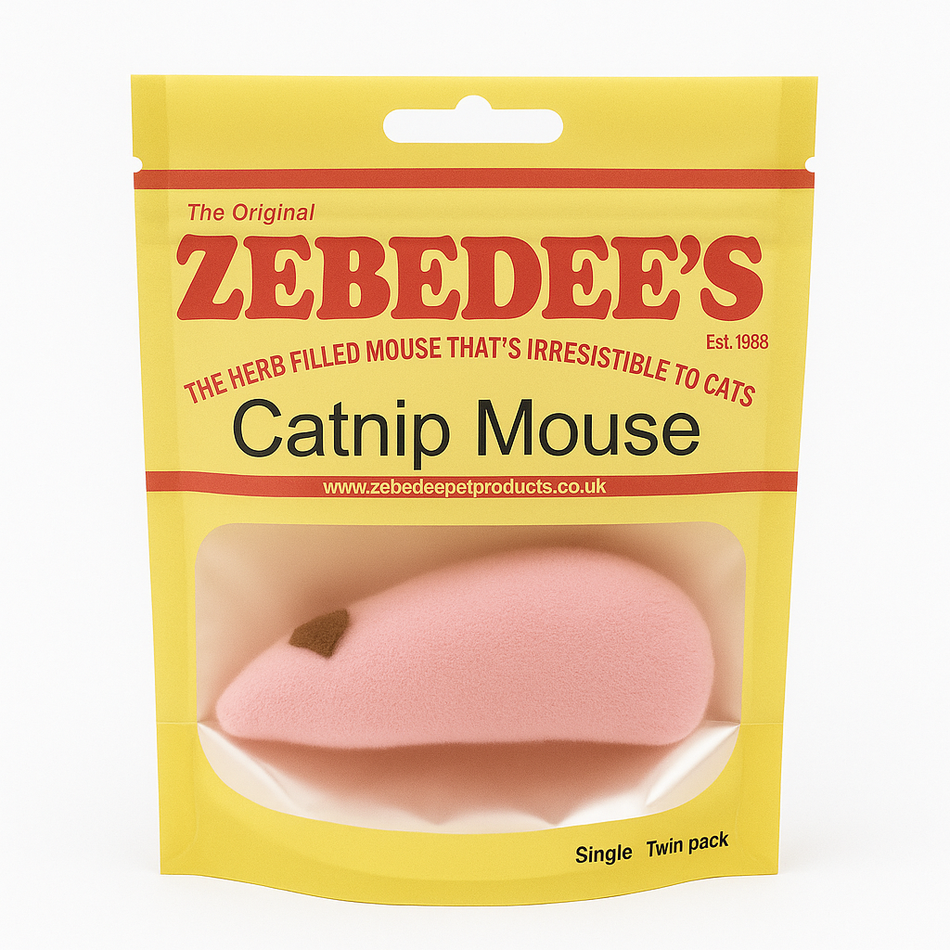 The Original Zebedee Catnip Mouse