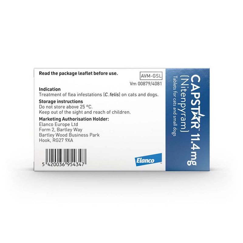 Capstar Tabs 11mg for Cats & Dogs (1 Tablet)