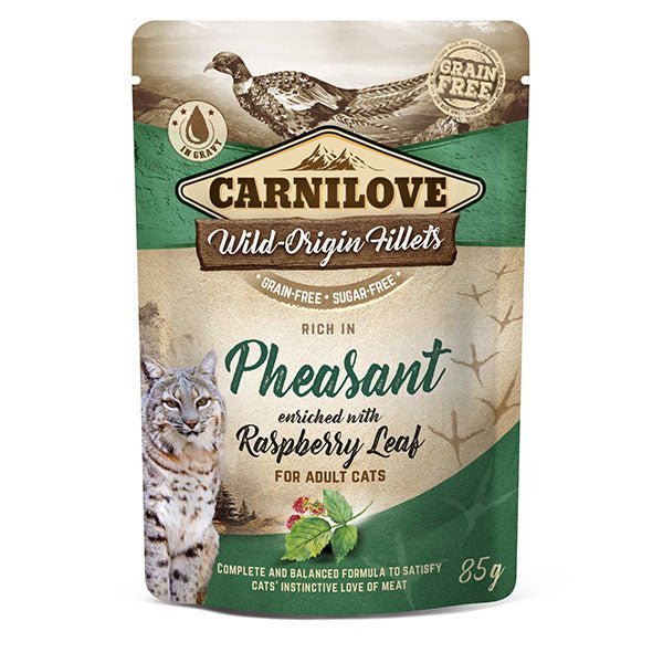 Carnilove Cat Pouch Pheasant with Raspberry Leaves 85g