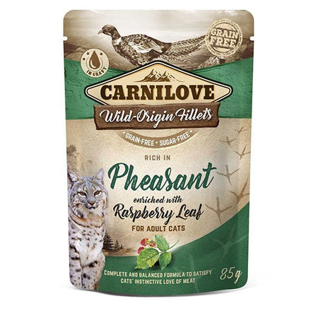 Carnilove Cat Pouch Pheasant with Raspberry Leaves 85g