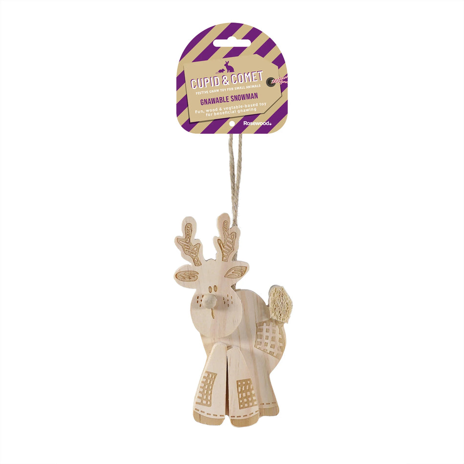 Cupid & Comet Patchwork Reindeer Gnaw