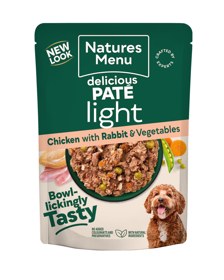 Natures Menu Light Chicken with Rabbit Dog Pouch 300g