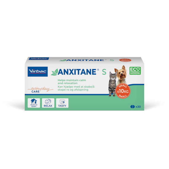 Anxitane® Calming Supplement for Small Dogs & Cats (up to 10kg)