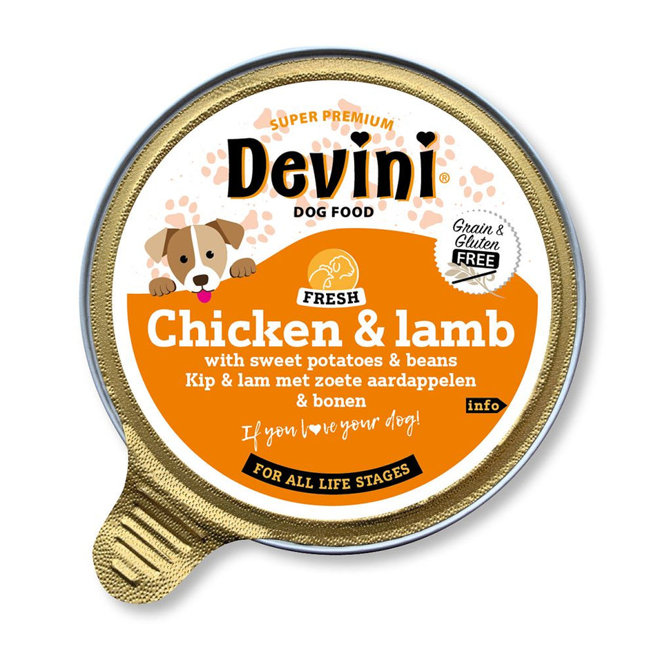 Devini Chicken & Lamb Wet Dog Food x 12