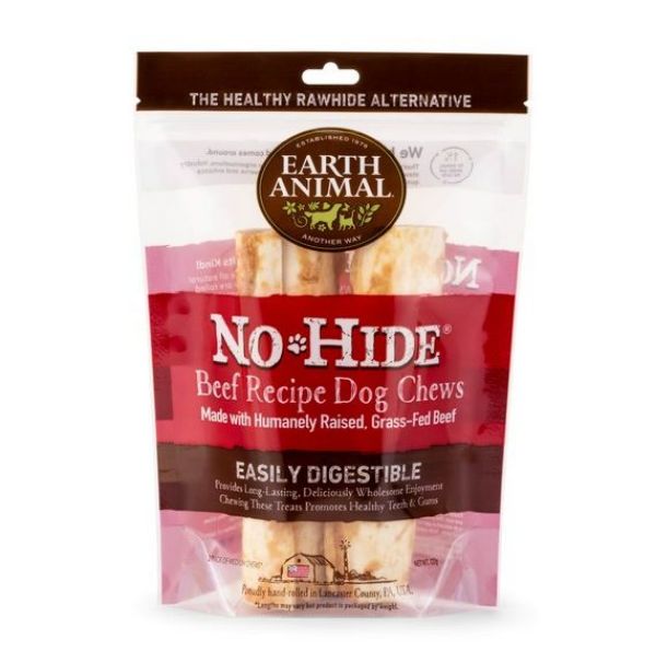 Earth Animal No Hide Beef Chews 2pk