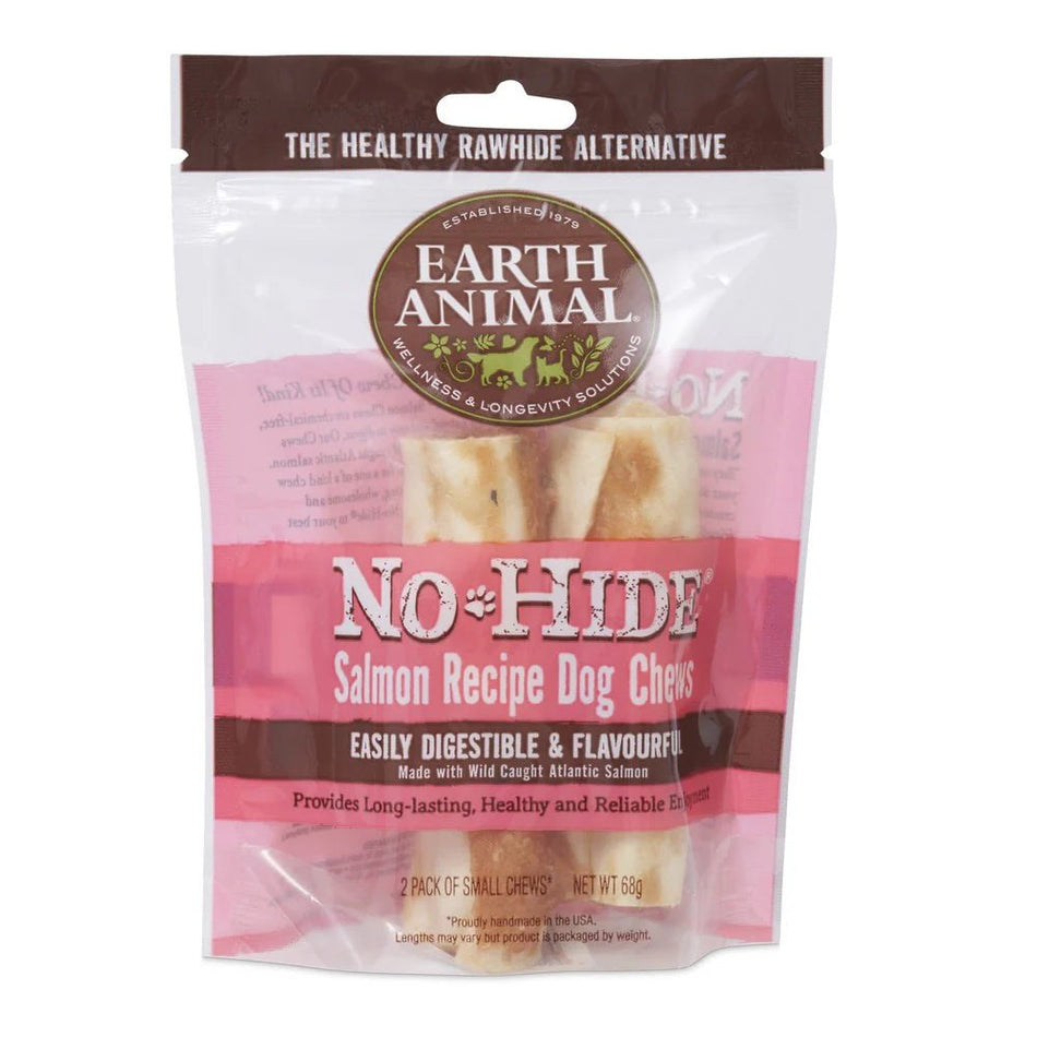 Earth Animal No Hide Salmon Chews 2pk