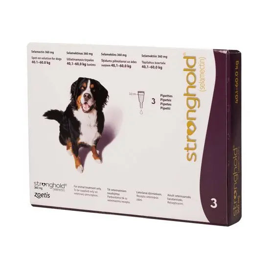 Stronghold® Spot-On Solution for Extra Large Dogs 360mg (40.1kg-60kg)