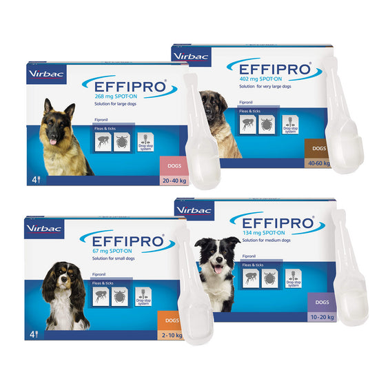 EFFIPRO® Spot-On Flea and Tick Treatment for Dogs 10-20Kg