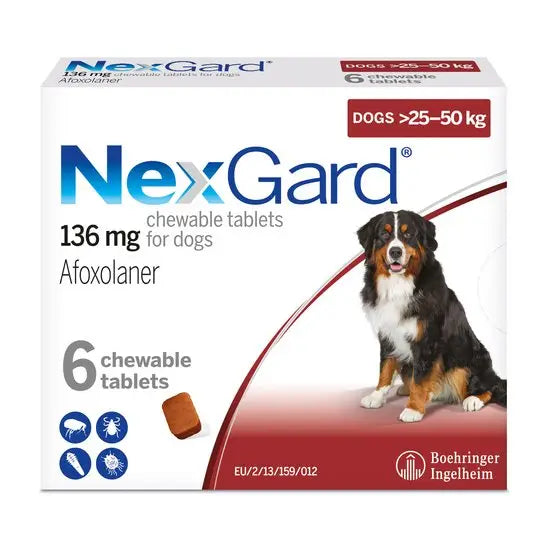 NexGard® Chewable Tablets for Extra Large Dogs 136mg