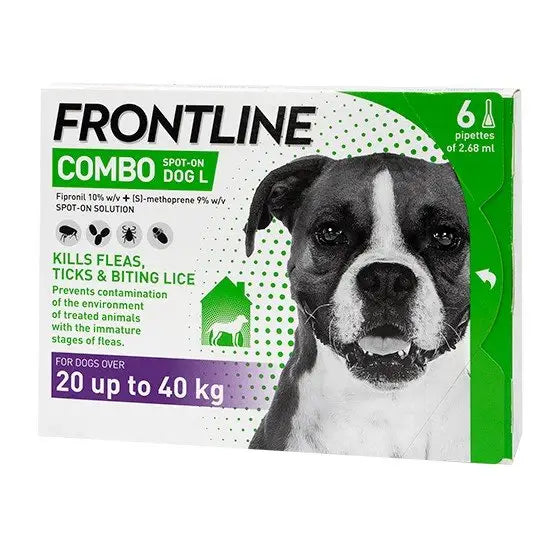 FRONTLINE COMBO® Spot-On Solution for Large Dogs (20kg-40kg)