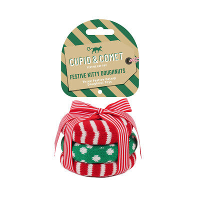 Cupid & Comet Festive Kitty Doughnuts