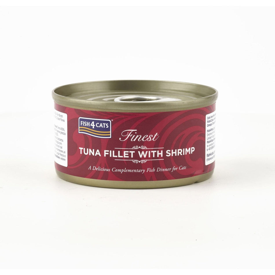 Fish4Cats Tuna Fillet with Shrimp Wet Cat Food