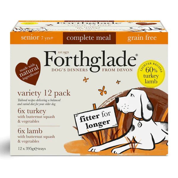 Forthglade Senior Multipack with turkey, lamb & vegetables 12pk