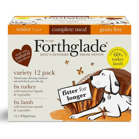 Forthglade Senior Multipack with turkey, lamb & vegetables 12pk