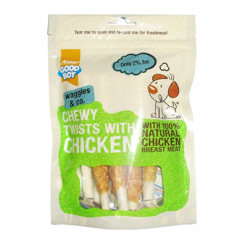 Good Boy Chewy Twists With Chicken