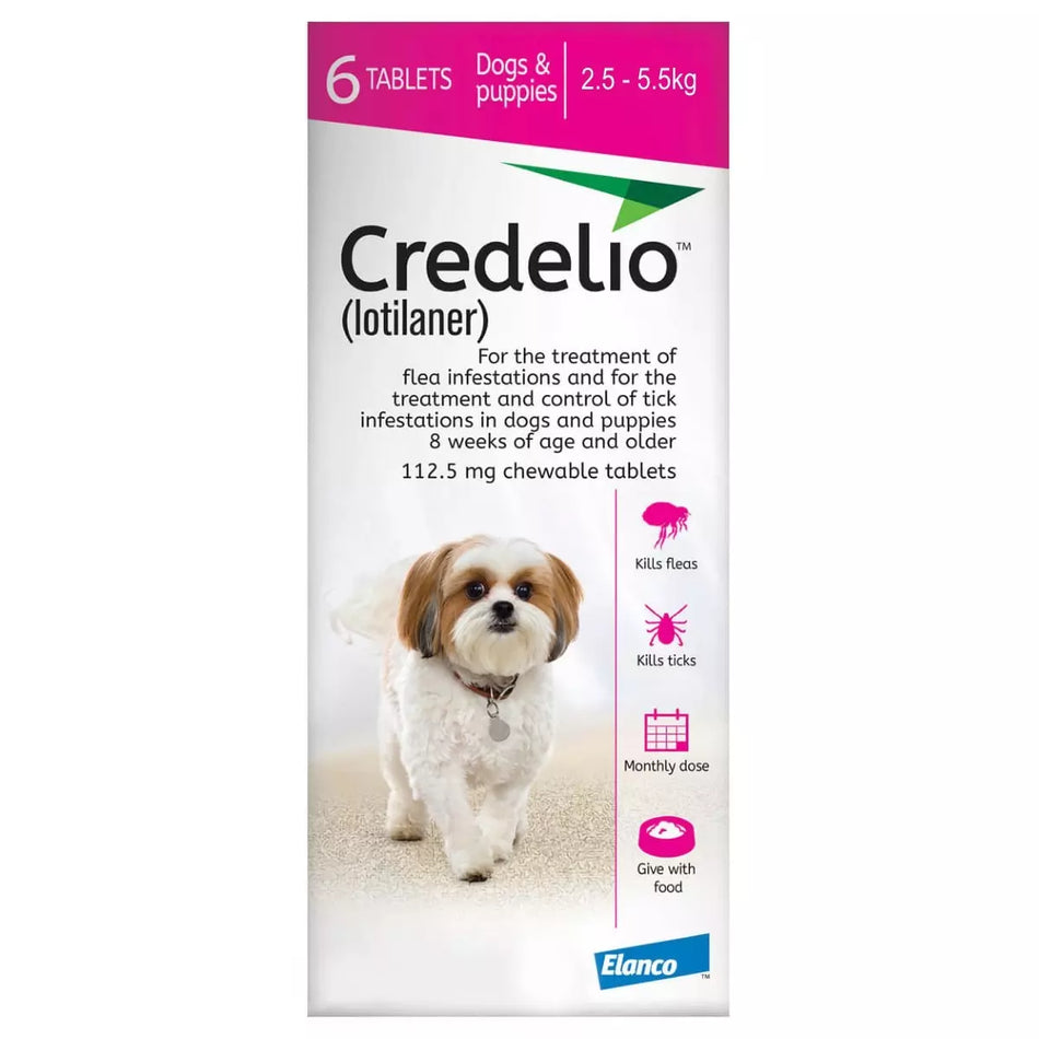 Credelio 112.5mg chewable tablets
