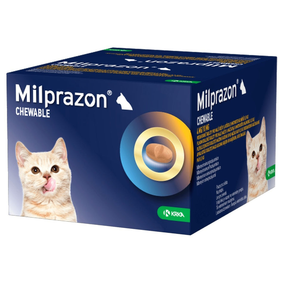 Milprazon Chewables 4/10mg For Small Cats and Kittens 1kg-2kg