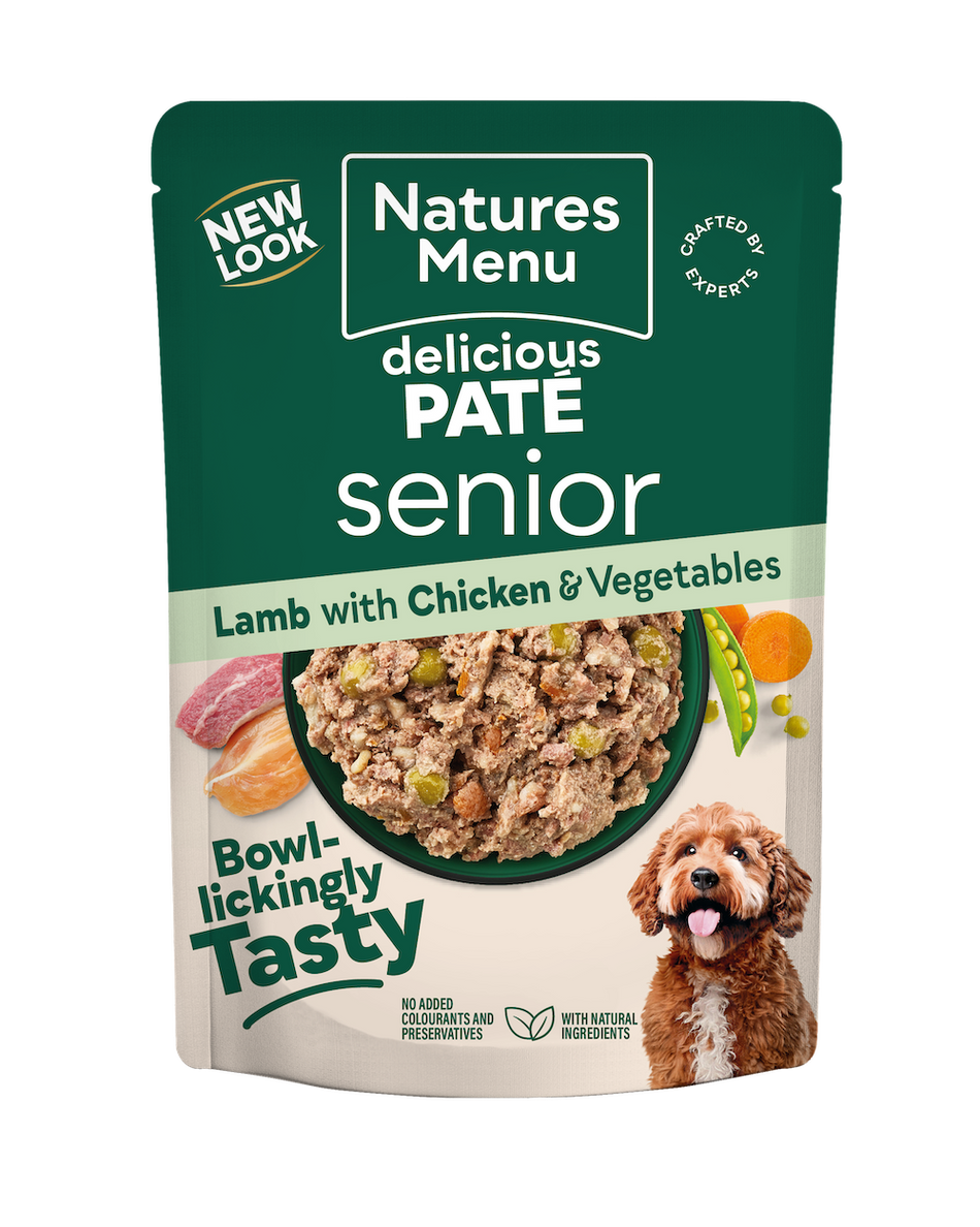 Natures Menu Senior Lamb with Chicken Dog Pouch 300g