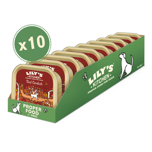 Lilys Kitchen Beef Goulash Dog Food Tray 150g